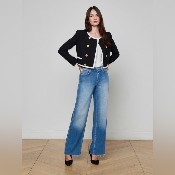 L’agence Mazikeen Tweed Jacket $725 NWT - Picture 4 of 15